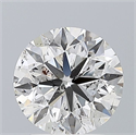 Diamante Natural 2.01 quilates, Redondo , Color F, claridad I1 y certificado GIA