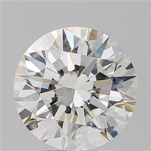 Picture of Natural Diamond 4.02 Carats, Round with Excellent Cut, I Color, VS1 Clarity and Certified by GIA