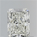 Diamante Natural 0.51 quilates, Radiante , Color I, claridad VVS2 y certificado GIA