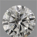 Natural Diamond 0.70 Carats, Round with Very Good Cut, J Color, SI2 Clarity and Certified by IGI