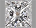 Diamante Natural 0.50 quilates, Princesa , Color F, claridad SI1 y certificado GIA