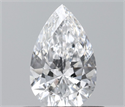 Diamante Natural 0.44 quilates, De pera , Color D, claridad VVS1 y certificado GIA