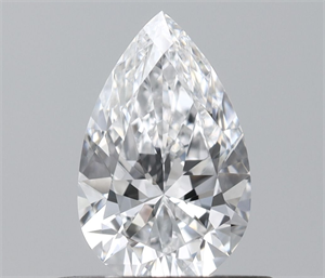 Foto Diamante Natural 0.44 quilates, De pera , Color D, claridad VVS1 y certificado GIA de