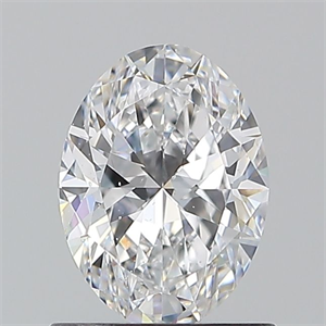 Foto Diamante Natural 0.90 quilates, Ovalado , Color D, claridad SI1 y certificado GIA de