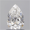 Natural Diamond 0.70 Carats, Pear with  Cut, E Color, VVS2 Clarity and Certified by GIA