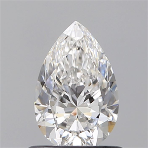 Picture of Natural Diamond 0.70 Carats, Pear with  Cut, E Color, VVS2 Clarity and Certified by GIA