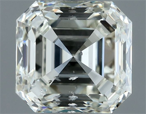 Picture of Natural Diamond 1.01 Carats, Asscher with  Cut, I Color, SI2 Clarity and Certified by IGI