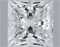 Diamante Natural 0.50 quilates, Princesa , Color D, claridad VS2 y certificado GIA