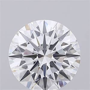 Picture of Lab Grown Diamond 8.05 Carats, Round with Ideal Cut, F Color, VVS2 Clarity and Certified by IGI