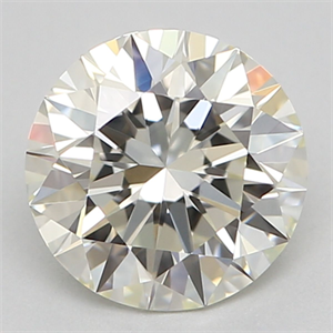 Picture of Natural Diamond 0.77 Carats, Round with Excellent Cut, K Color, VS1 Clarity and Certified by GIA