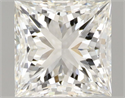 Natural Diamond 1.51 Carats, Princess with  Cut, I Color, VVS1 Clarity and Certified by GIA