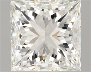 Picture of Natural Diamond 1.51 Carats, Princess with  Cut, I Color, VVS1 Clarity and Certified by GIA