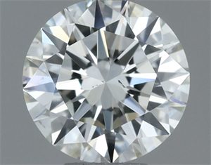 Picture of Natural Diamond 0.50 Carats, Round with Excellent Cut, I Color, VS2 Clarity and Certified by IGI