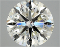 Natural Diamond 3.00 Carats, Round with Very Good Cut, K Color, SI2 Clarity and Certified by GIA