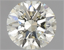Natural Diamond 1.50 Carats, Round with Excellent Cut, L Color, VVS1 Clarity and Certified by IGI