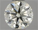 Natural Diamond 0.41 Carats, Round with Very Good Cut, M Color, VVS2 Clarity and Certified by IGI