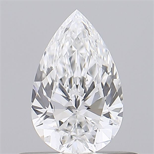 Picture of Natural Diamond 0.50 Carats, Pear with  Cut, E Color, VS2 Clarity and Certified by GIA