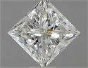 Diamante Natural 0.53 quilates, Princesa , Color H, claridad VVS2 y certificado IGI