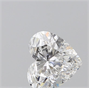 Natural Diamond 0.50 Carats, Heart with  Cut, F Color, SI2 Clarity and Certified by GIA