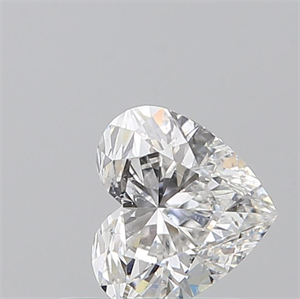 Picture of Natural Diamond 0.50 Carats, Heart with  Cut, F Color, SI2 Clarity and Certified by GIA
