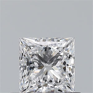Foto Diamante Natural 0.56 quilates, Princesa , Color D, claridad VVS2 y certificado GIA de