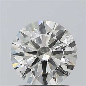 Picture of Natural Diamond 1.13 Carats, Round with Excellent Cut, K Color, SI2 Clarity and Certified by GIA