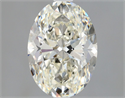 Natural Diamond 1.70 Carats, Oval with  Cut, J Color, VVS2 Clarity and Certified by GIA