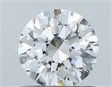 Diamante Natural 0.80 quilates, Redondo , Color F, claridad VVS1 y certificado GIA