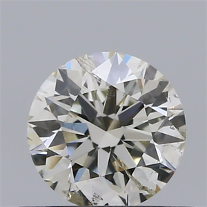 Picture of Natural Diamond 0.43 Carats, Round with Excellent Cut, I Color, SI2 Clarity and Certified by IGI