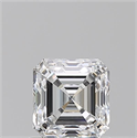 Natural Diamond 1.01 Carats, Asscher with  Cut, F Color, VS1 Clarity and Certified by GIA