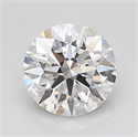 Lab Grown Diamond 1.02 Carats, Round with Ideal Cut, D Color, VVS2 Clarity and Certified by IGI
