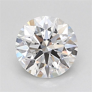 Picture of Lab Grown Diamond 1.02 Carats, Round with Ideal Cut, D Color, VVS2 Clarity and Certified by IGI