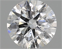 Natural Diamond 0.80 Carats, Round with Very Good Cut, E Color, I1 Clarity and Certified by GIA