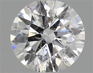 Picture of Natural Diamond 0.80 Carats, Round with Very Good Cut, E Color, I1 Clarity and Certified by GIA