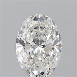 Picture of Natural Diamond 1.20 Carats, Oval with  Cut, G Color, VS2 Clarity and Certified by GIA