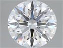 Lab Grown Diamond 2.76 Carats, Round with Excellent Cut, D Color, VS1 Clarity and Certified by GIA