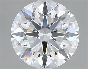 Picture of Lab Grown Diamond 2.76 Carats, Round with Excellent Cut, D Color, VS1 Clarity and Certified by GIA