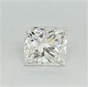 Natural Diamond 0.52 Carats, Princess with  Cut, H Color, VS2 Clarity and Certified by GIA