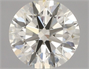 Diamante Natural 0.86 quilates, Redondo , Color K, claridad VVS1 y certificado GIA