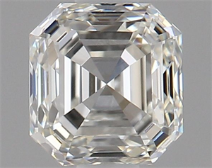 Foto Diamante Natural 0.70 quilates, Asscher , Color J, claridad VVS1 y certificado GIA de