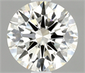 Natural Diamond 1.10 Carats, Round with Excellent Cut, I Color, VVS2 Clarity and Certified by IGI