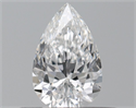 Diamante Natural 0.30 quilates, De pera , Color E, claridad VVS1 y certificado GIA