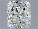 Diamante Natural 5.04 quilates, Radiante , Color F, claridad SI2 y certificado HRD