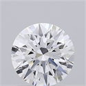 Lab Grown Diamond 0.71 Carats, Round with Ideal Cut, D Color, VVS1 Clarity and Certified by IGI