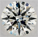 Natural Diamond 0.40 Carats, Round with Excellent Cut, K Color, IF Clarity and Certified by GIA