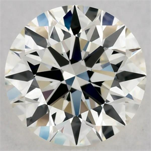 Foto Diamante Natural 0.40 quilates, Redondo , Color K, claridad IF y certificado GIA de