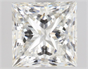 Natural Diamond 1.50 Carats, Princess with  Cut, G Color, IF Clarity and Certified by GIA