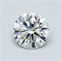 Natural Diamond 1.01 Carats, Round with Excellent Cut, E Color, VVS1 Clarity and Certified by GIA