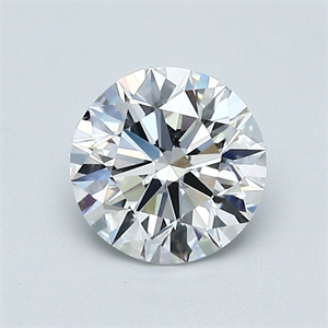 Picture of Natural Diamond 1.01 Carats, Round with Excellent Cut, E Color, VVS1 Clarity and Certified by GIA