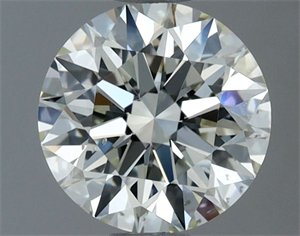 Picture of Natural Diamond 0.90 Carats, Round with Excellent Cut, I Color, VS2 Clarity and Certified by IGI